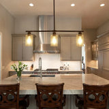 Lampadario cucina industriale trasparente quadrato - clowasit.com