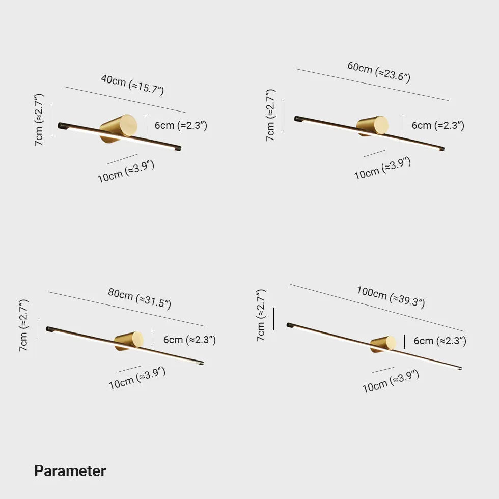Lampade da Parete Moderne LED Lineari Minimaliste - clowasit.com
