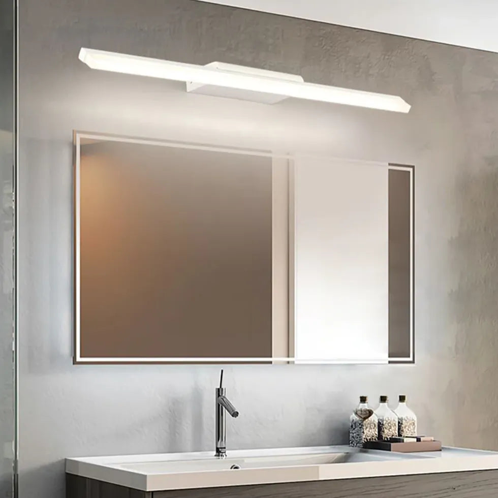 Applique da bagno moderno bianco semplice - clowasit.com
