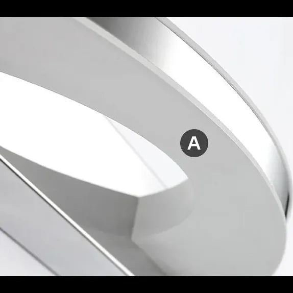 Applique da parete Argento LED Bagno Moderno - clowasit.com