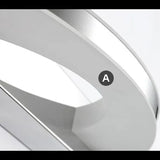 Applique da parete Argento LED Bagno Moderno - clowasit.com