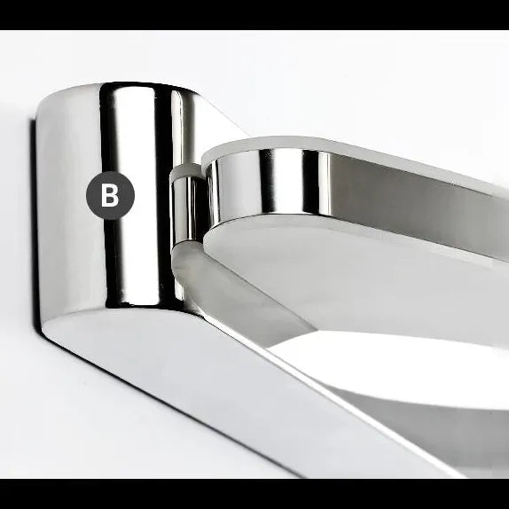 Applique da parete Argento LED Bagno Moderno - clowasit.com