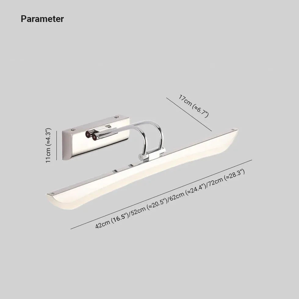 Lampada per quadro in acciaio inox moderno - clowasit.com
