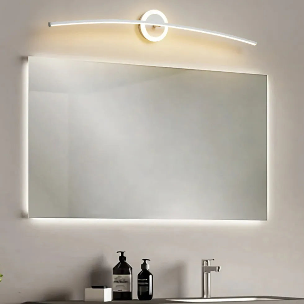 Lampada led per quadri in bagno curvo - clowasit.com