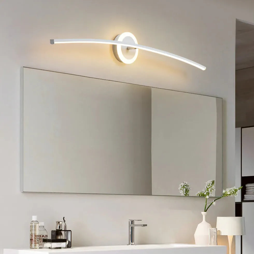 Lampada led per quadri in bagno curvo - clowasit.com