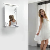 Lampada lunga da parete LED color argento - clowasit.com