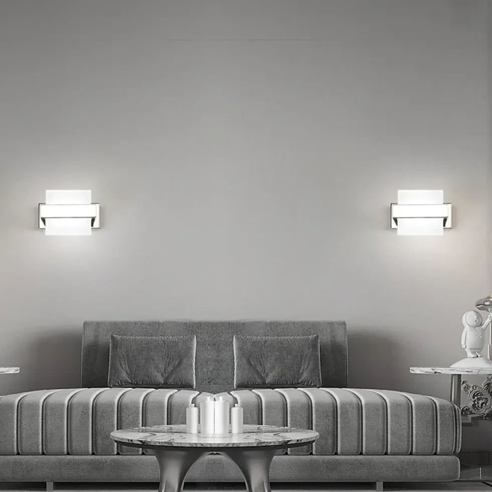 Applique da parete quadrate bagno led - clowasit.com