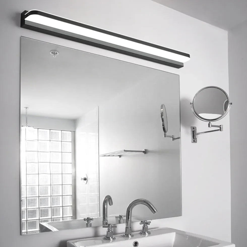 Applique bagno nera in acciaio inox LED - clowasit.com