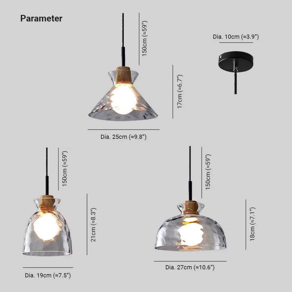 Lampadario Minimalista Design Geometrico in Vetro Moderno - clowasit.com