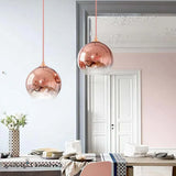 Lampada a sospensione a sfera metallo moderno - clowasit.com