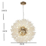 Lampadari pendenti cristallo moderni oro fuochi d'artificio - clowasit.com