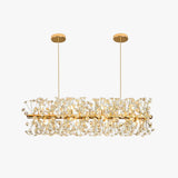 Lampadari sala da pranzo cristallo eleganza dorata - clowasit.com