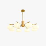 Lampadario moderno bianco nuvole in legno - clowasit.com