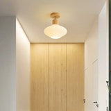 Lampadario elegante moderno in corridoio di legno - clowasit.com