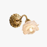 Applique da parete retro con vetro floreale - clowasit.com