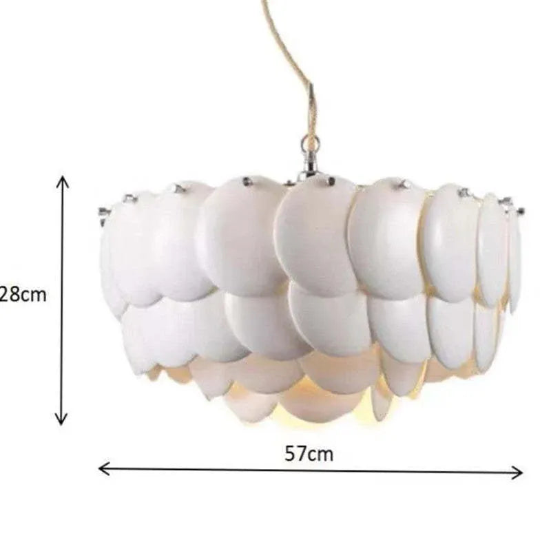 Lampadario sospensione bianco design moderno - clowasit.com