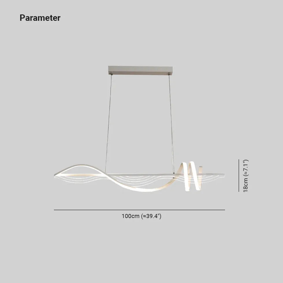 Forme a spirale per sala da pranzo LED LED LUCE - clowasit.com