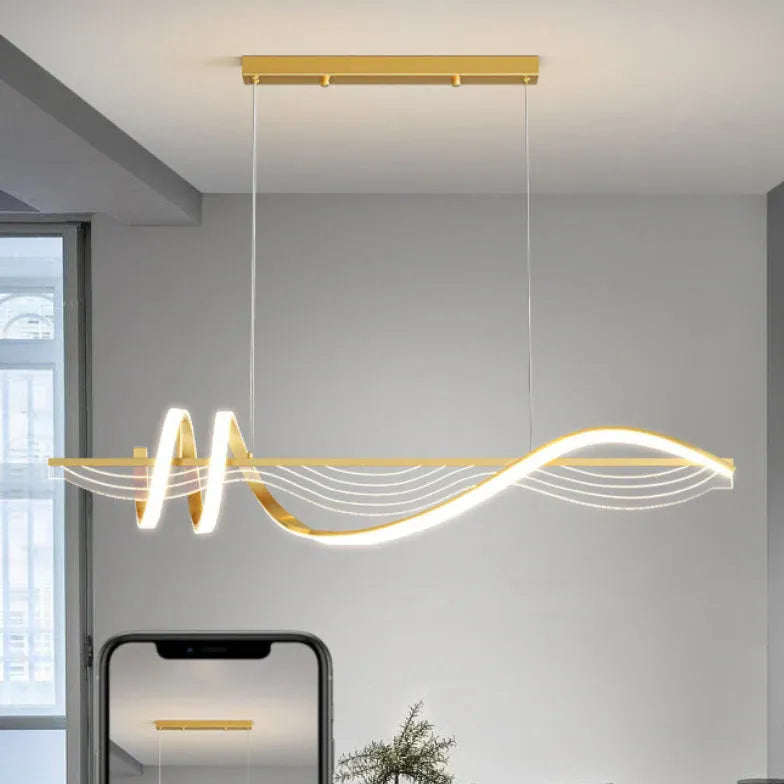 Forme a spirale per sala da pranzo LED LED LUCE - clowasit.com