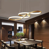 anello circolare moderno sala da pranzo a sospensione luce - clowasit.com