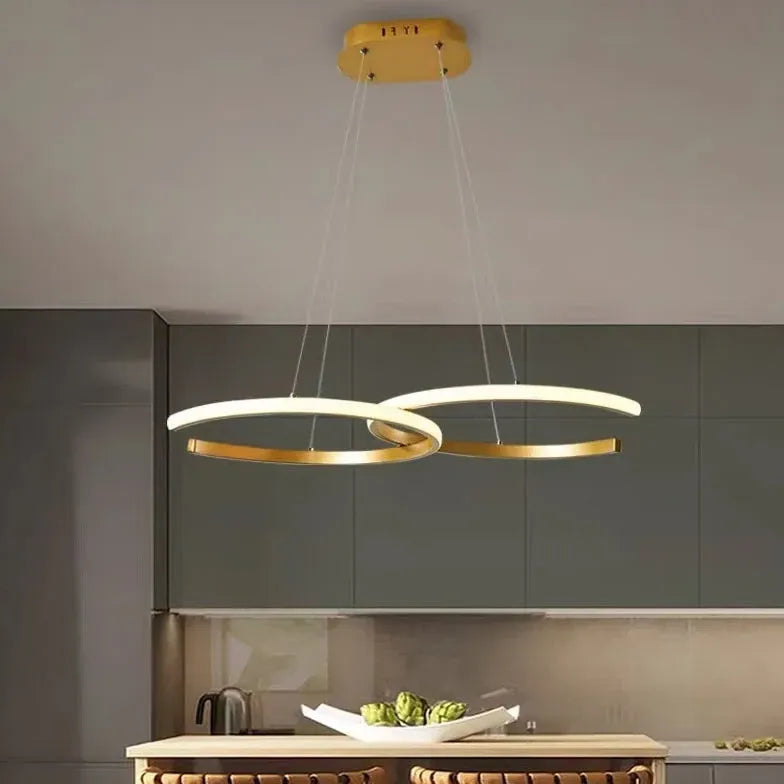 Lampadario moderno sospensione Cerchio Aperto - clowasit.com