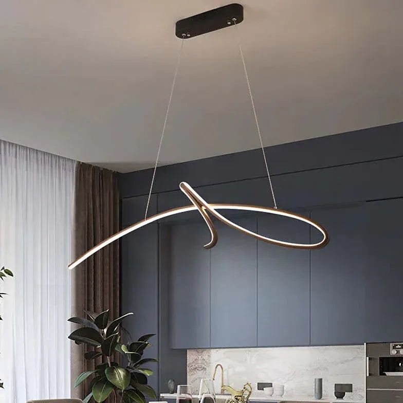 Lampadario design cucina Linee curve e moderne - clowasit.com