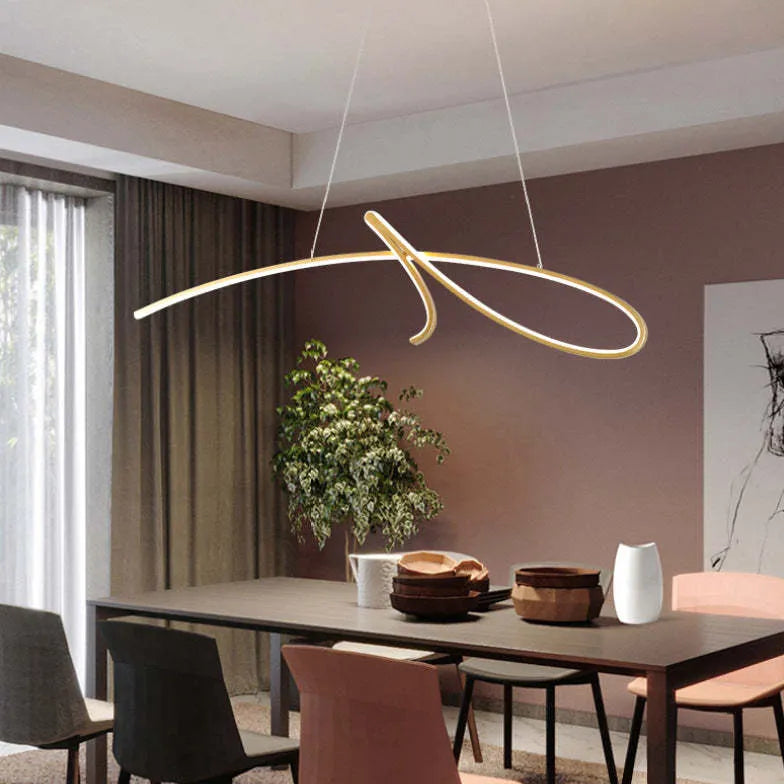 Lampadario design cucina Linee curve e moderne - clowasit.com