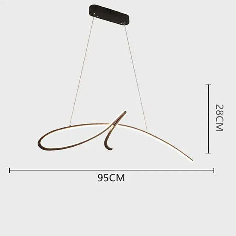 Lampadario design cucina Linee curve e moderne - clowasit.com