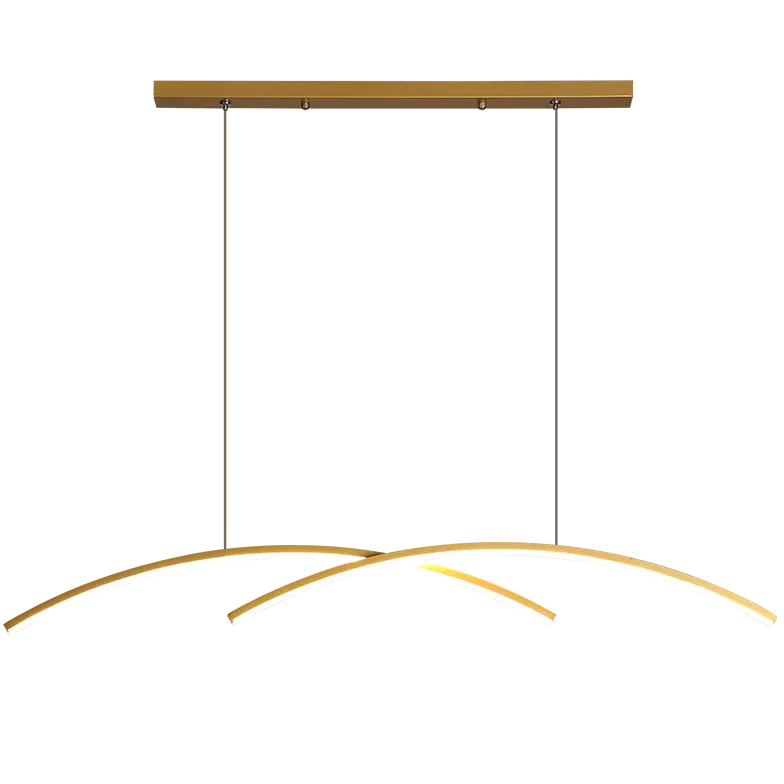Lampadario a forma di linea geometrica incrociata - clowasit.com