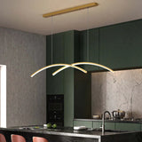 Lampadario a forma di linea geometrica incrociata - clowasit.com