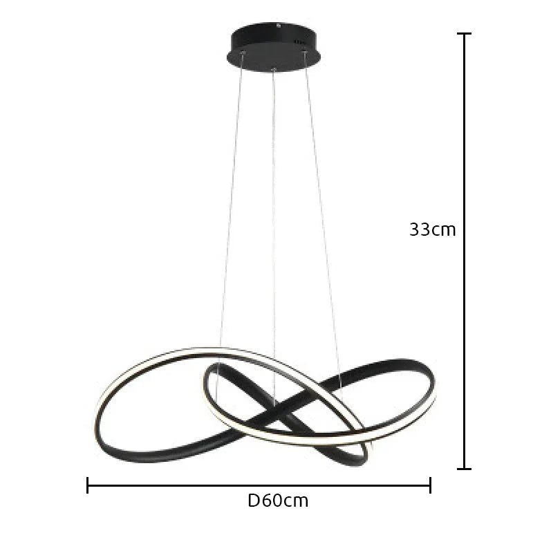 Lampadari moderni firmati Curve irregolari di design - clowasit.com