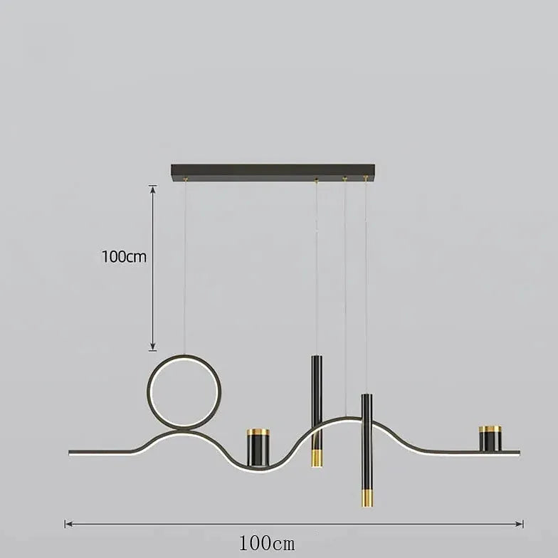 Lampadari Moderni Led Design Eleganza Sottile - clowasit.com