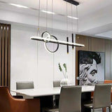 Lampadario sala da pranzo moderno cerchi lineari - clowasit.com
