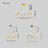 Sfera vetro lampadario Elegante moderno dorato - clowasit.com