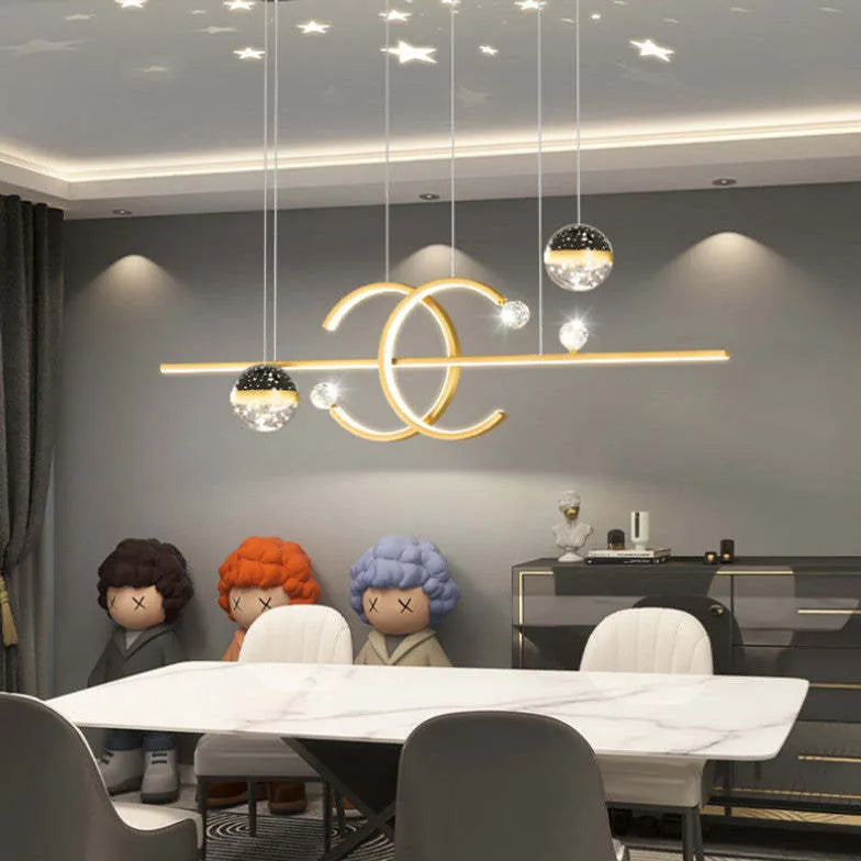 Lampadari moderni per tavolo da pranzo stellati - clowasit.com