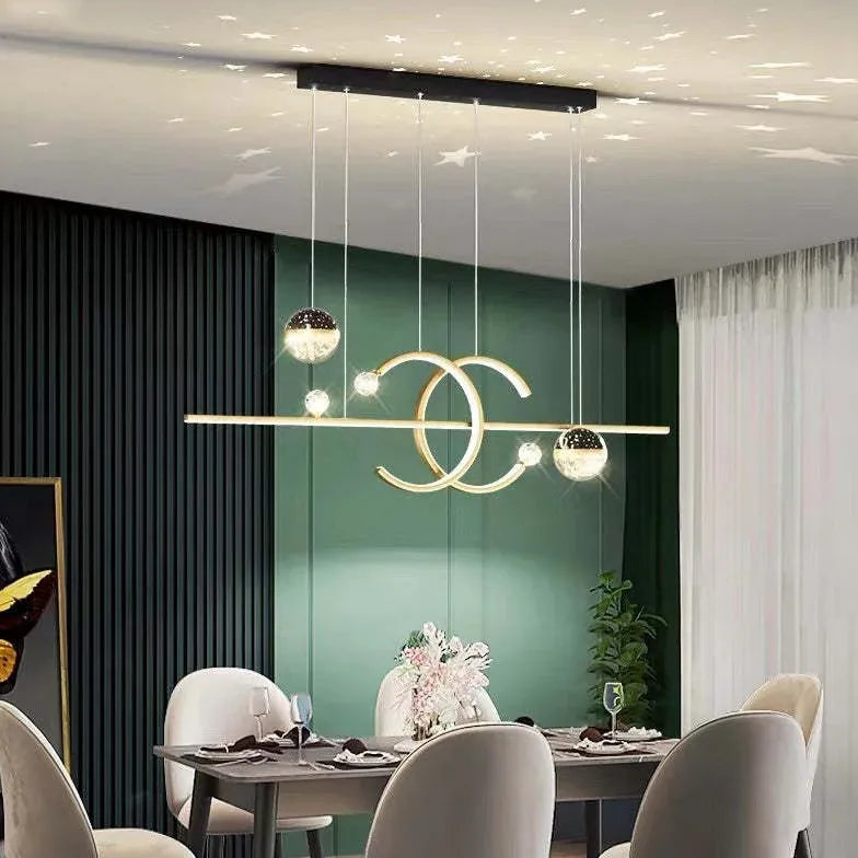 Lampadari moderni per tavolo da pranzo stellati - clowasit.com