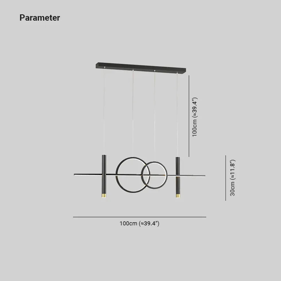 Lampadario soffitto moderno cerchi e linee - clowasit.com