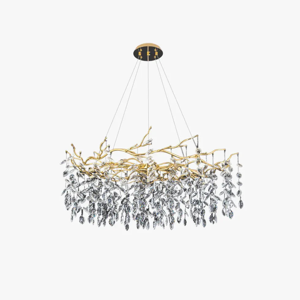 Pendenti cristallo per lampadari dorati e lussuosi - clowasit.com