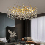 Pendenti cristallo per lampadari dorati e lussuosi - clowasit.com