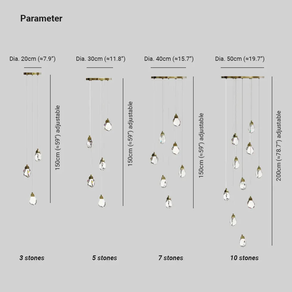 Lampadari Classici Dorati con Gocce di Vetro - clowasit.com