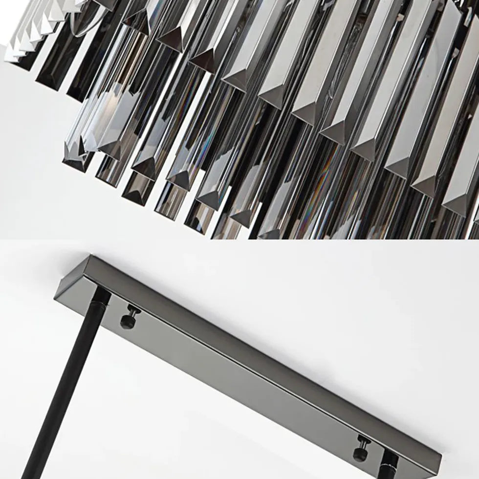 Lampadari Moderni Lusso Design con Vetro Nero - clowasit.com
