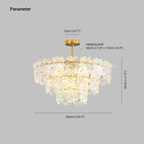 Lampadario per camera matrimoniale in vetro dorato - clowasit.com