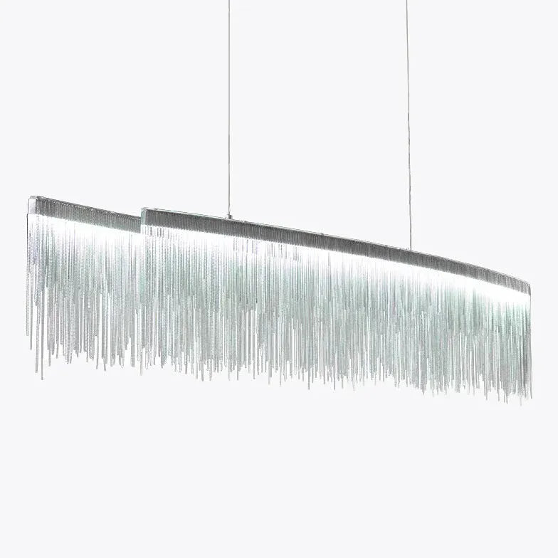 Moderno lampadari cucina con catena dorata elegante - clowasit.com