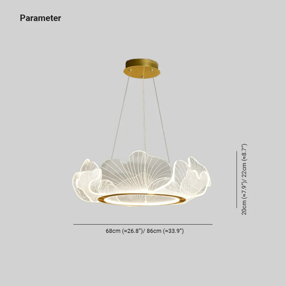 Lampadario applique con Eleganza dorata LED - clowasit.com