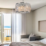 Lampadario unico rotondo moderno di cristallo moderno - clowasit.com