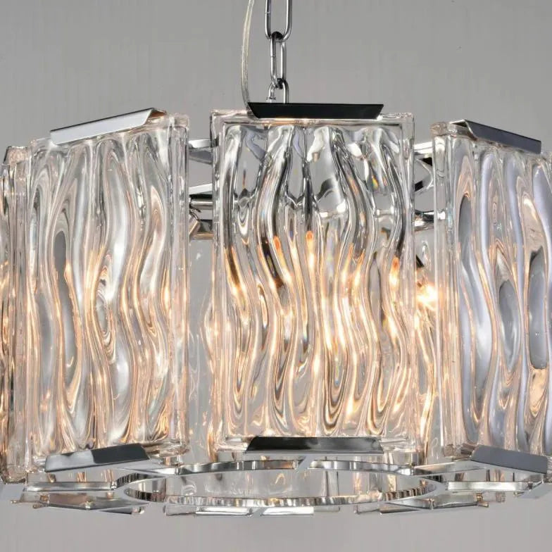 Lampadario unico rotondo moderno di cristallo moderno - clowasit.com