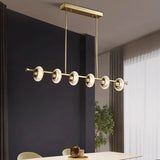 Lampadari Moderni Ad Anelli Vetro Dorato - clowasit.com