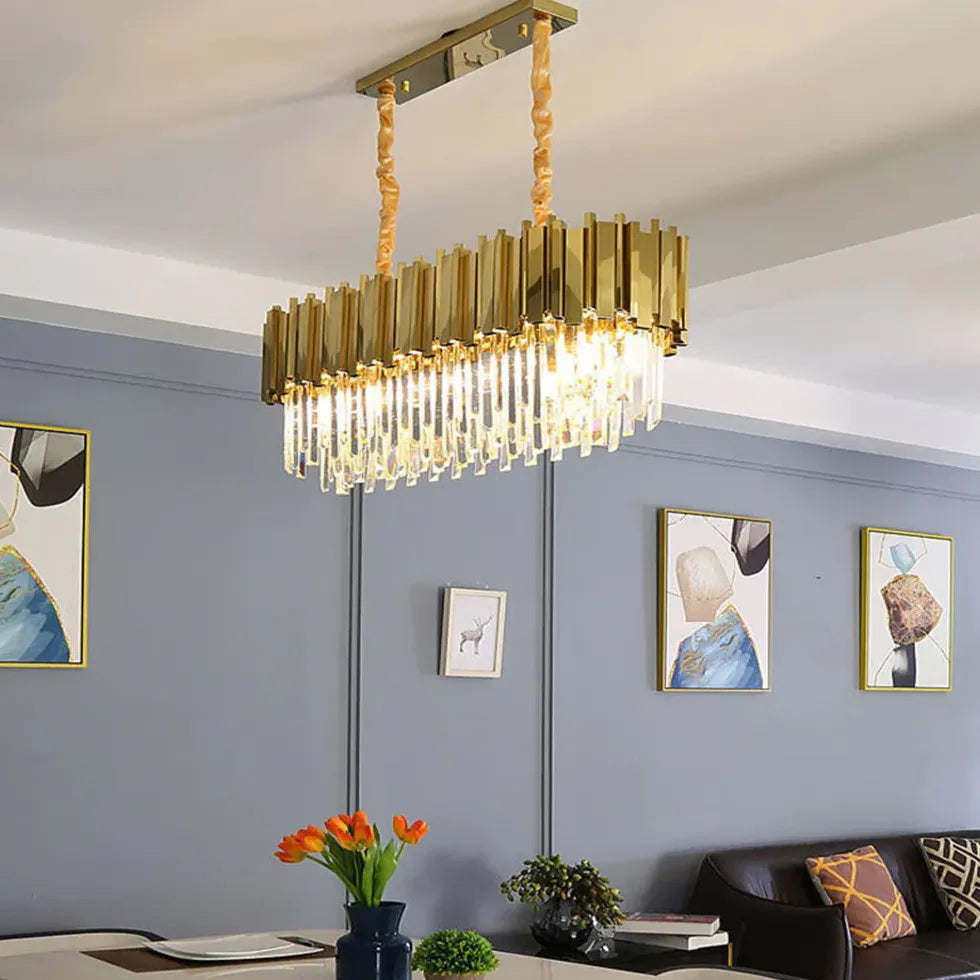 Lampadari moderni per cucina soggiorno oro elegante - clowasit.com