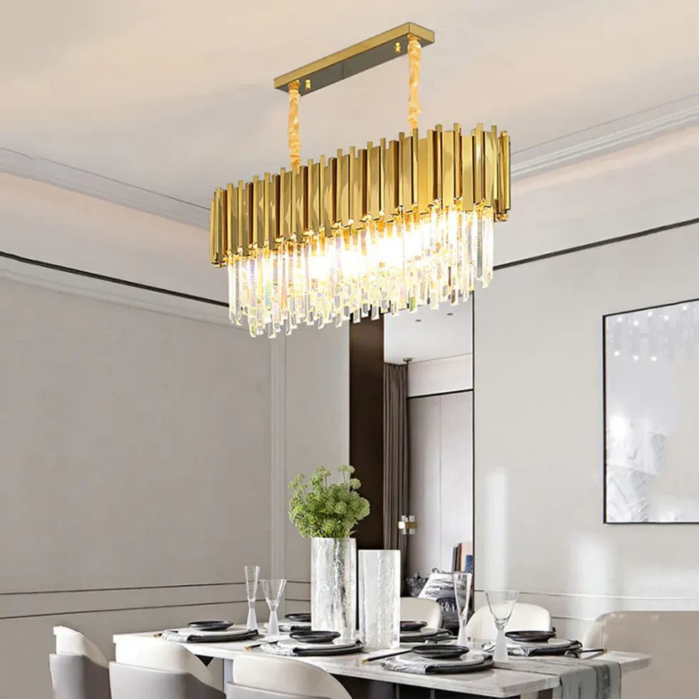 Lampadari moderni per cucina soggiorno oro elegante - clowasit.com