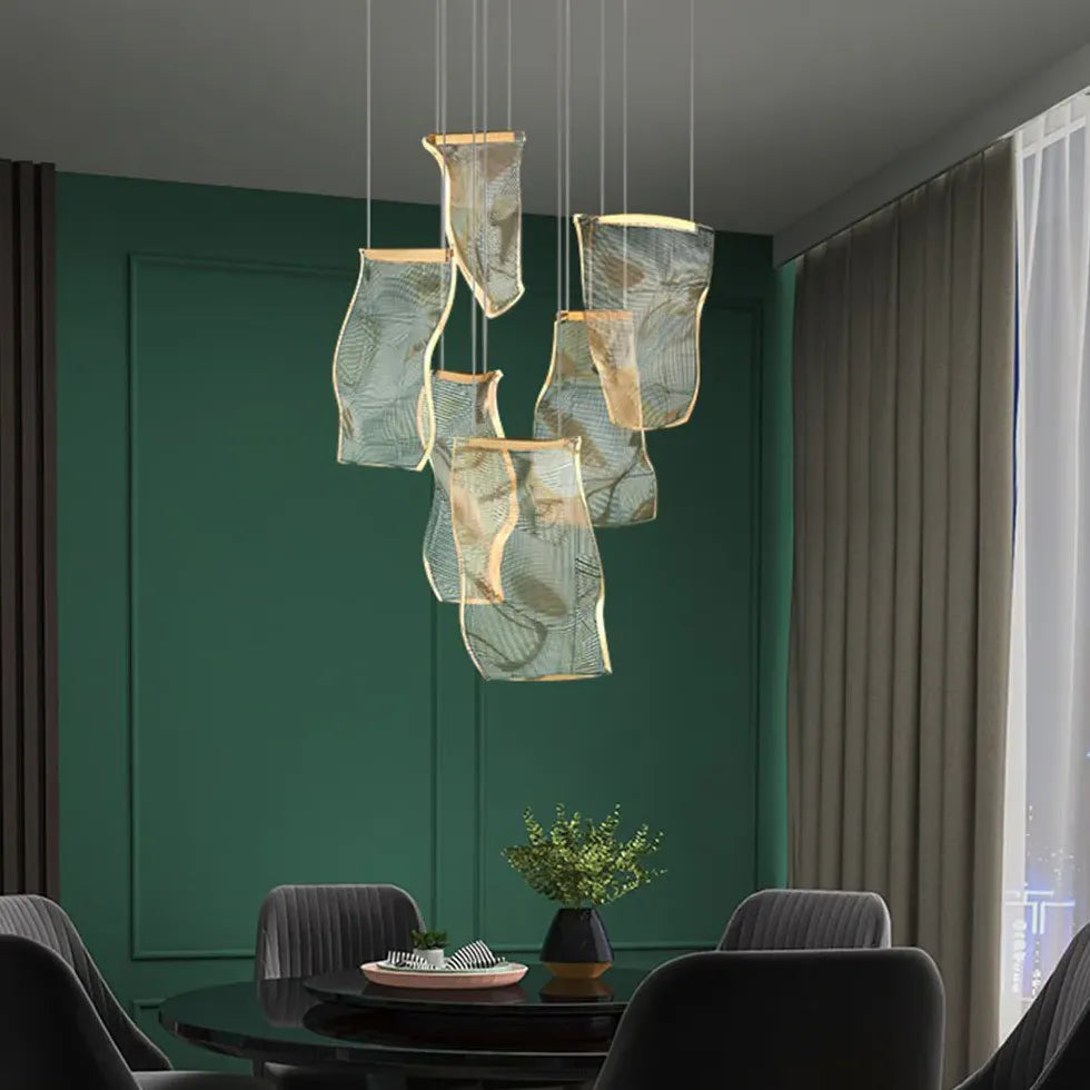 Artistica irregolare villa lampadari a goccia - clowasit.com