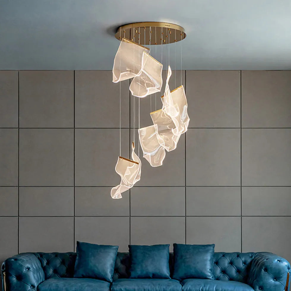 Artistica irregolare villa lampadari a goccia - clowasit.com